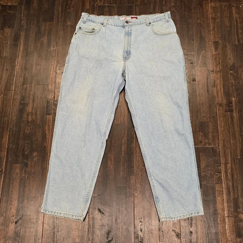 Vintage Levi Strauss Mens Loose Fit 545‎ Light Wash Denim Jeans W38 L29 Y2K